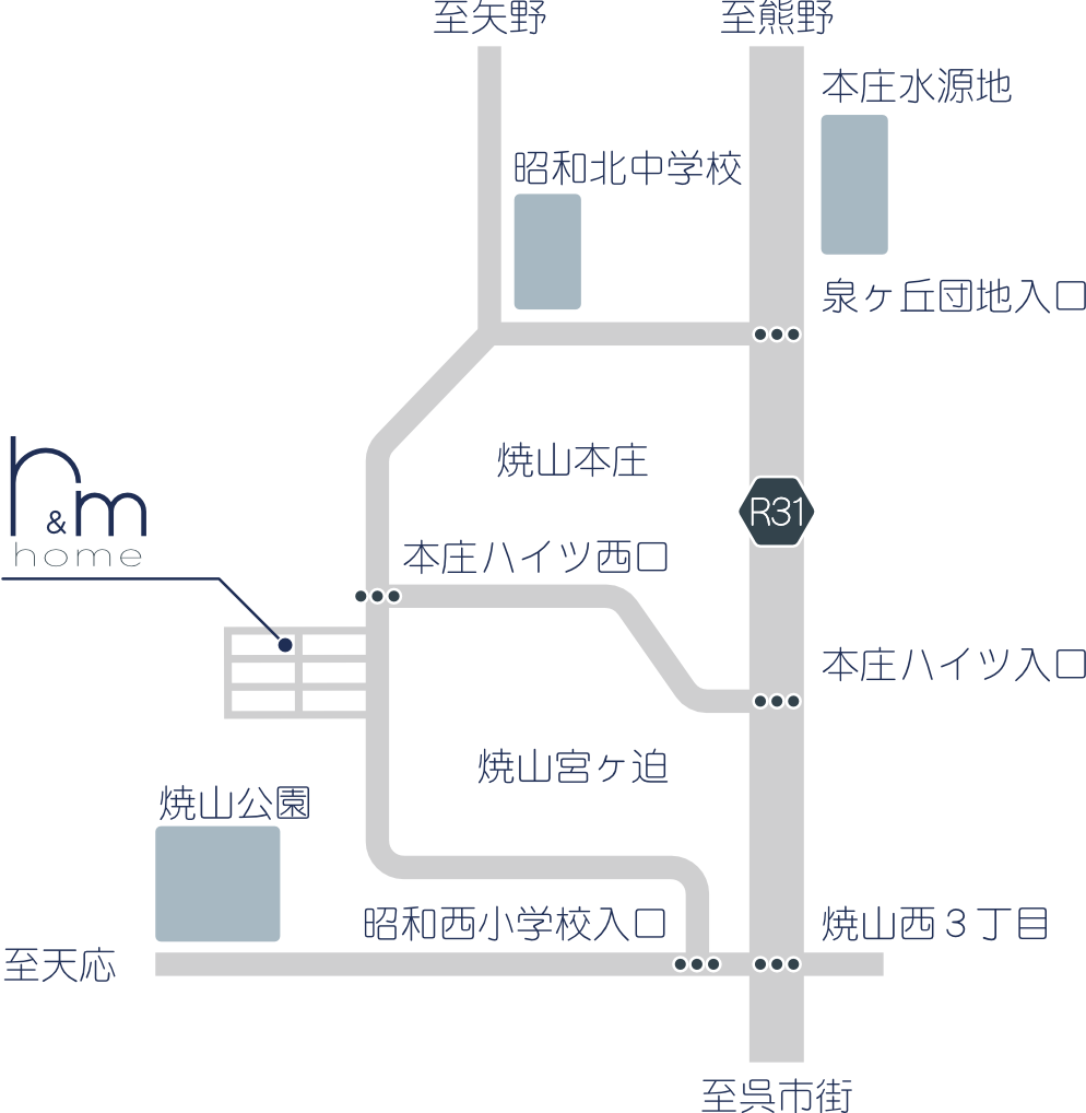 アールアンドエムホーム地図